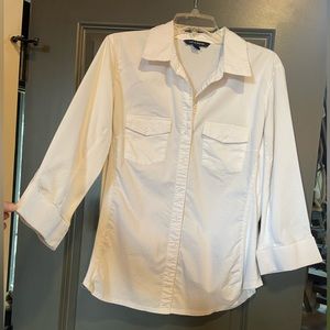 White button blouse